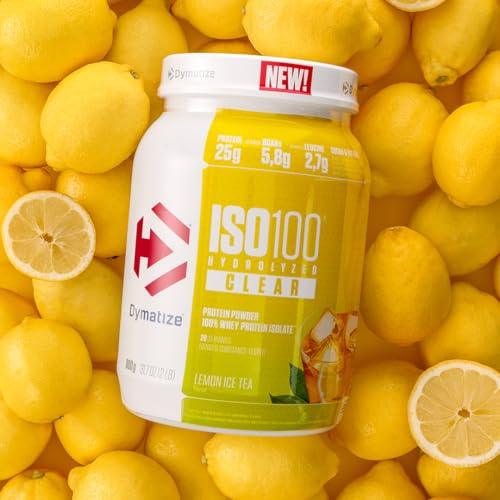 Dymatize ISO 100 Hydrolyzed Clear – 900g | 28 Порции | Различни плодови вкусове 🍓 🔹 Висококачествен хидролизиран суроватъчен протеин изолат за максимално възстановяване! - urmax