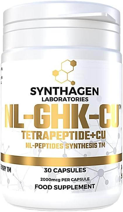 💎 SYNTHAGEN LABORATORIES - NL-GHK-CU | 30 Капсули | ТЕТРАПЕПТИД + CU | За Регенерация на Кожата, Лечение на Бръчки, Белези и Стимулиране на Косата 💎 - urmax