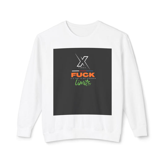 Crewneck Sweatshirt — “F**k Limits” Bold Graphic Crewneck