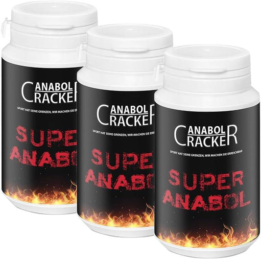 Anabol Cracker 3X Super Effektiv, Extrem, Stark - 300 Kapseln/bestes Anabolika/Testosteron/Pre-Workout-Booster Sonderpreis - urmax