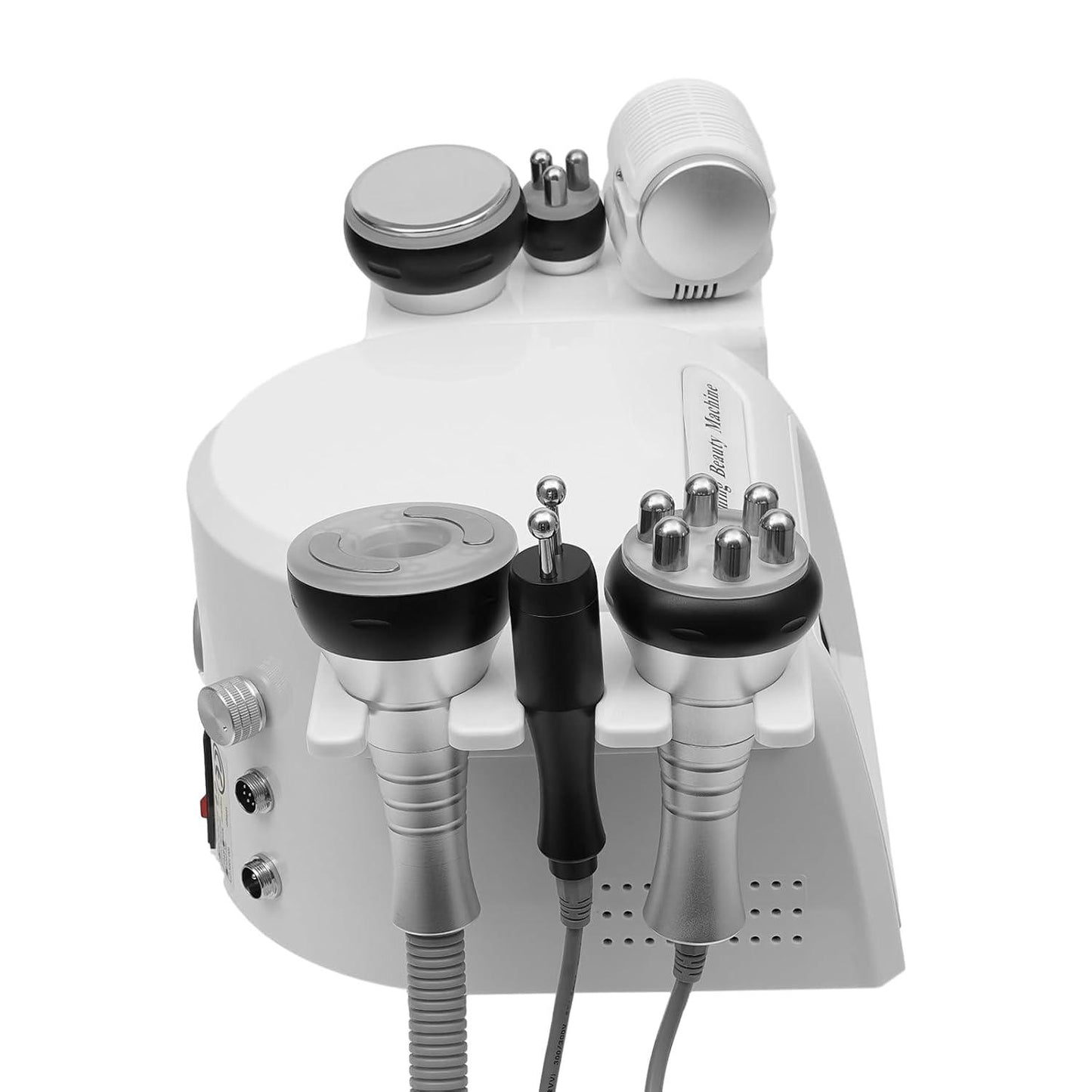 Donened - 6 in 1 Beauty Instrument, Fat Burning Machine, 40K Beauty Multipolar RF, Ultrasonic Cavitation Radio Frequency Device, for Face and Body - urmax