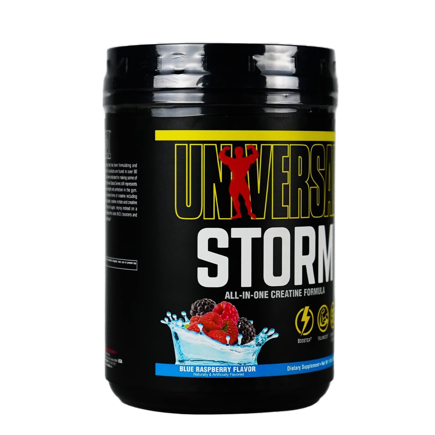 Universal Nutrition Storm Fruit Punch Powder | Creatine-Matrix Kreatin | Muskelaufbau - urmax