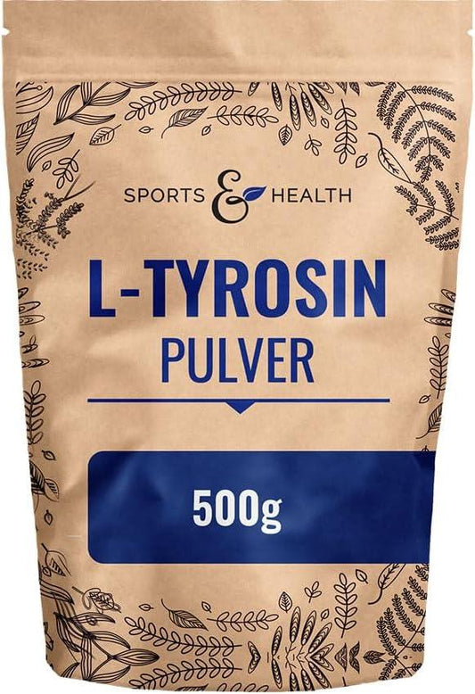 Tyrosin Pulver - 500g Pulver - 1,5g L-Tyrosin Pulver Pro Tagesdosierung - Eigene Produktion - L Tyrosin - urmax