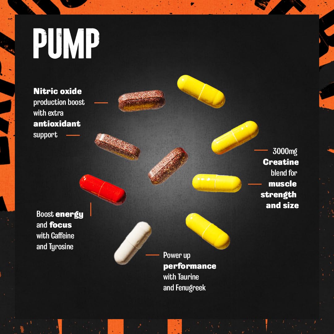 🔥 Universal Nutrition Animal Pump - 30 дози | Ултимативният предтренировъчен бустер с креатин, L-аргинин, бета-аланин, таурин и кофеин 💪 Експлозивна сила | Максимален "пъмп" | Оптимална енергия и издръжливост - urmax
