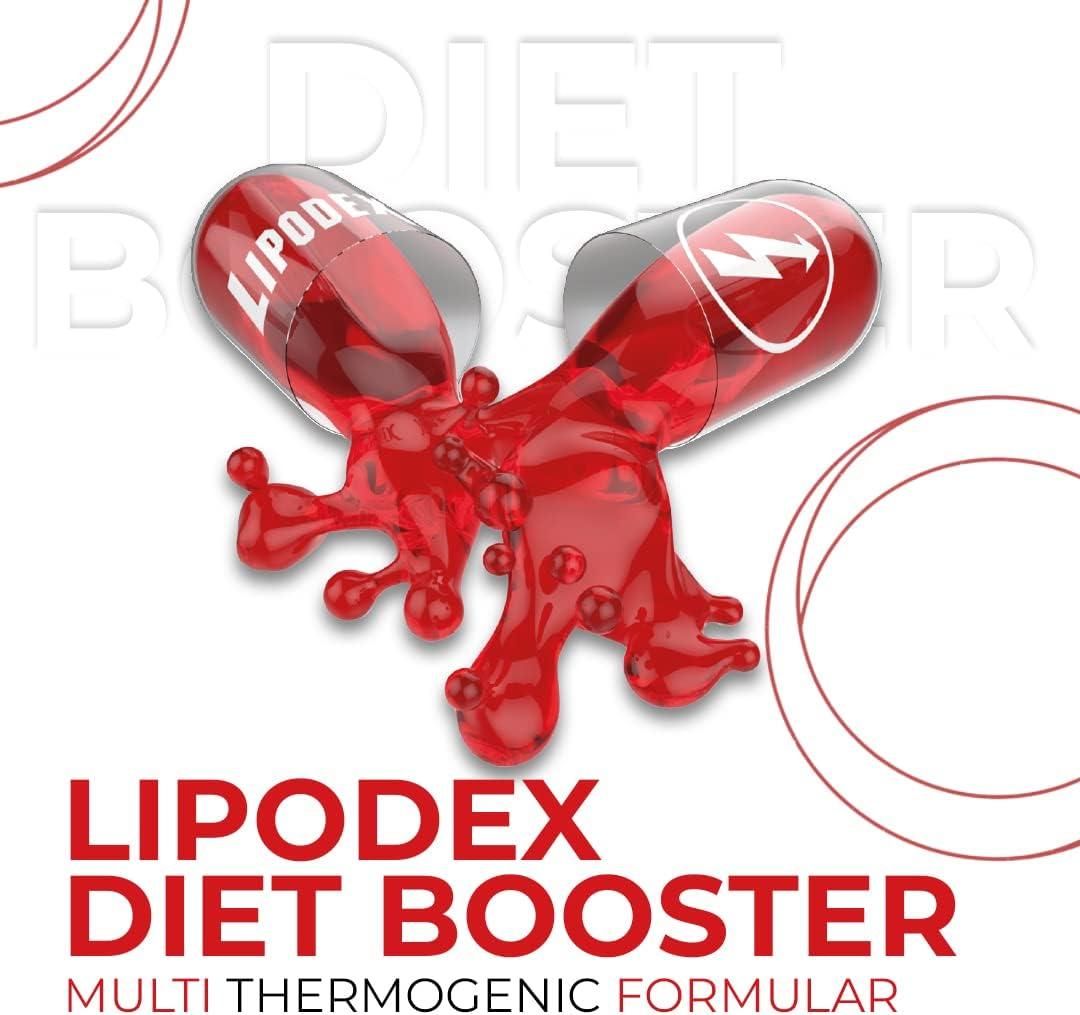 All Stars Lipodex Diet Booster Kapseln I hochwertige Capsules inkl. Vitamin C + Vitamin B6 I Fitness-Supplement mit Koffein I Kapsel vegetarisch & zuckerfrei I 30 Tages-Rationen - urmax