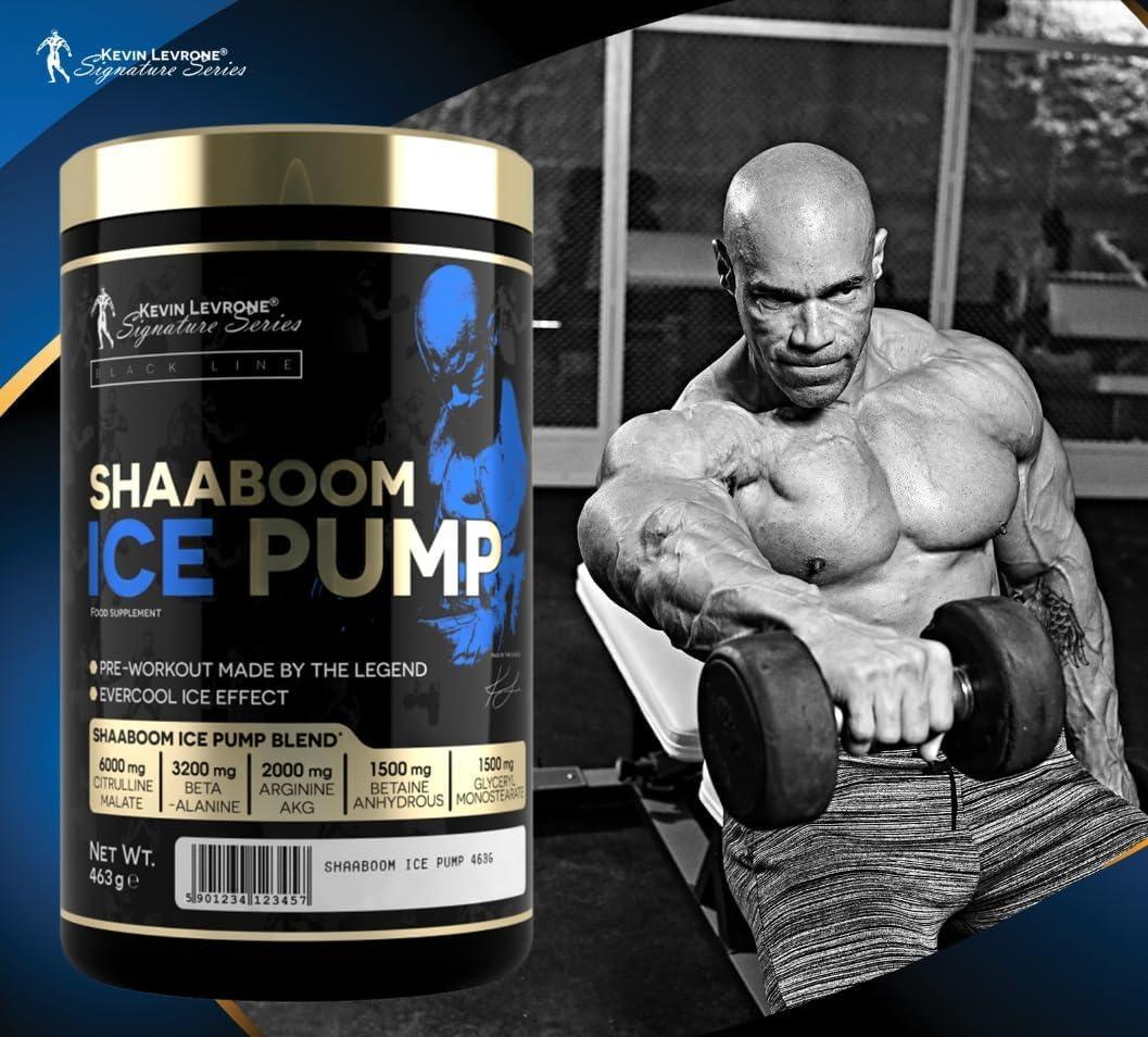 Kevin Levrone - Shaaboom ICE Pump 463g - Für extremen Pump, Ausdauer und Konzentration (Ice Orange Mango) - urmax