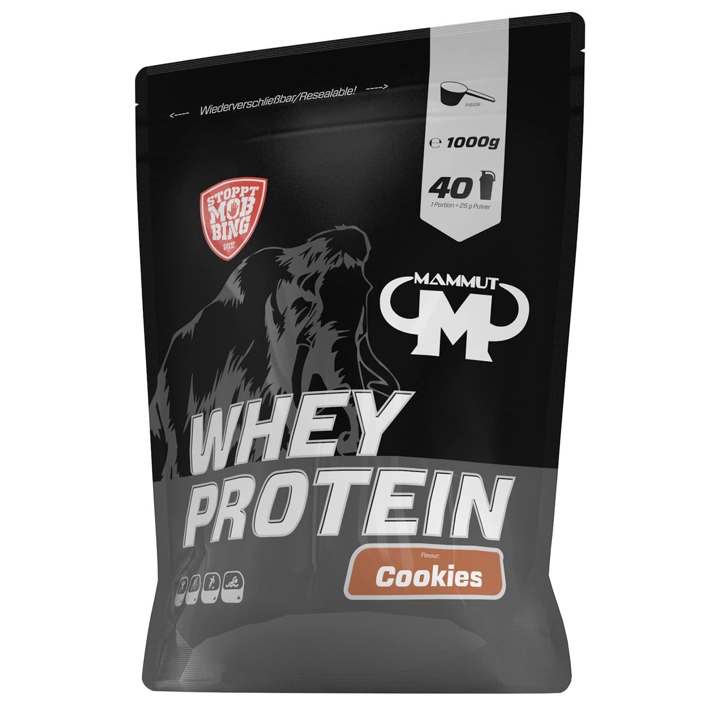 🥛 Mammut Nutrition Whey Protein – 1 кг | 27 г Протеин на Доза | Висококачествен Суроватъчен Протеин с BCAA | Идеален за Мускулен Растеж и Възстановяване 🏆 Перфектен за атлети, бодибилдъри и всеки, който иска да увеличи своята мускулна маса! - urmax