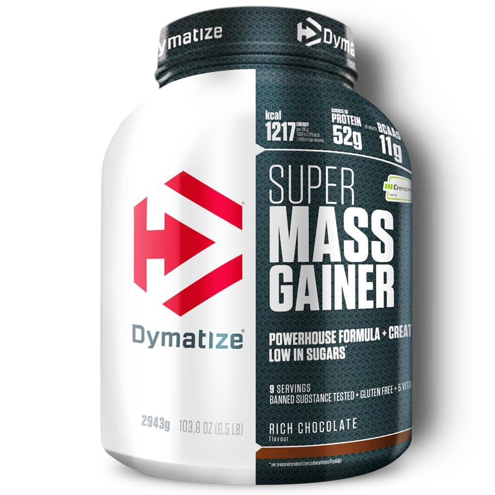 Dymatize Super Mass Gainer Cookies & Cream 2943g - Weight-Gainer Pulver + Kohlenhydrate, Creapure Kreatin, BCAAs und Casein - urmax