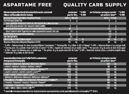 WEIDER Premium Amino Intra Workout Drink mit EAA/ BCAA Aminosäure Komplex hochdosiert, mit L-Glutamin, Elektrolyten und Dextrin für mehr Energie beim Training, Tropical, 800g - urmax