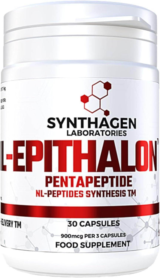 🌟 SYNTHAGEN LABORATORIES - NL-EPITHALON | 30 Капсули | ПЕНТАПЕПТИД ЗА АНТИ-ЕЙДЖ ЕФЕКТ, ДЪЛГОЛЕТИЕ И КАЧЕСТВЕН СЪН 🌟 - urmax