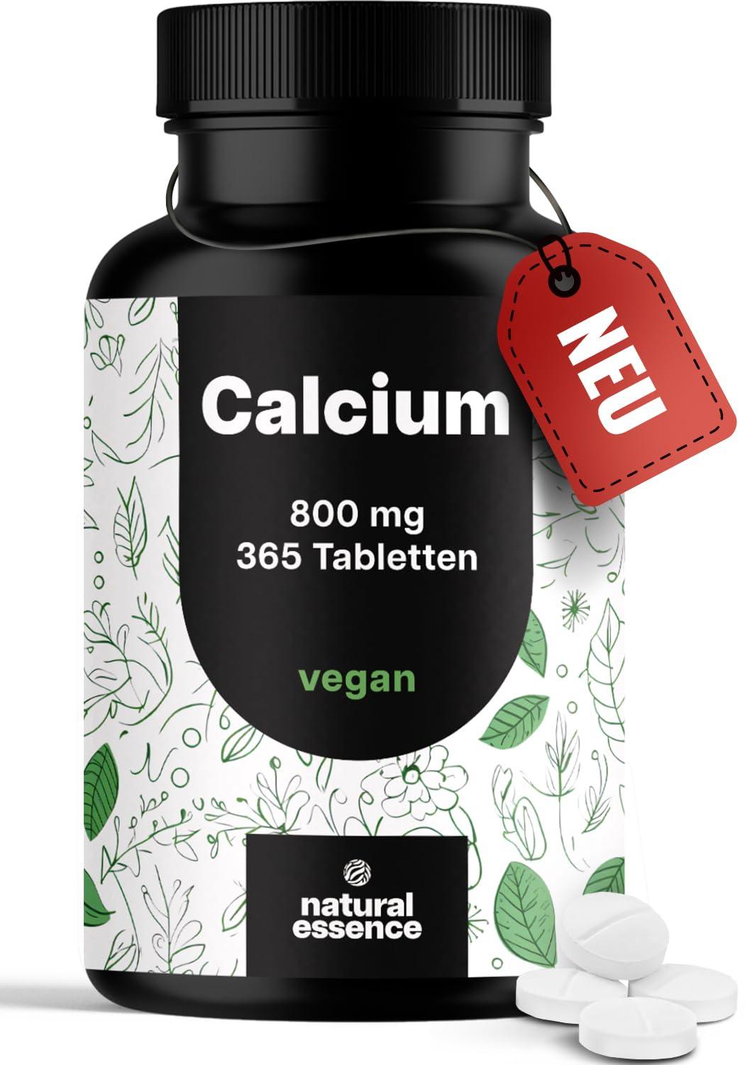 Калций - Таблетки 800 mg – Високодозирани, 365 таблетки 💪 Здрави кости и силни мускули всеки ден! - urmax