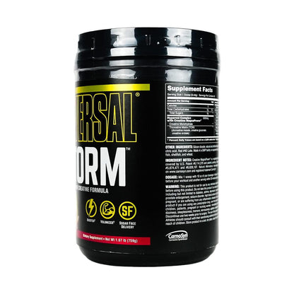 Universal Nutrition Storm Fruit Punch Powder | Creatine-Matrix Kreatin | Muskelaufbau - urmax