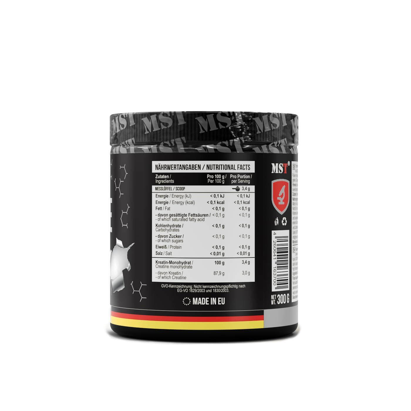 💪 MST Creatine Monohydrate | 300 г | 100% Чист Микронизиран Креатин (Mesh 200) ✅ Подобрете своята сила, издръжливост и спортна ефективност с лабораторно тестван креатин! - urmax