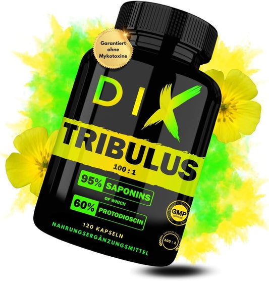 TRIBULUS TERRESTRIS ~ Hohe Konzentration 100:1 ~ Sportliche Leistung ~ 95% Saponine ~ 60% Protodioscin ~ Geprüft und zertifiziert ~ Ohne Mykotoxine ~ Hoher Gehalt an Wirkstoffen ~ Französisches Labor - urmax