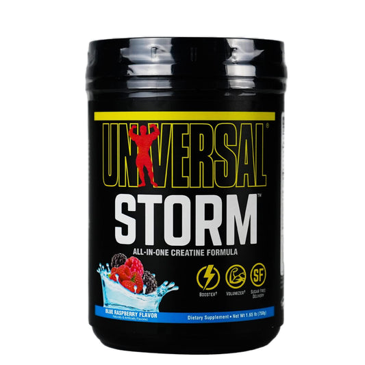 Universal Nutrition Storm Fruit Punch Powder | Creatine-Matrix Kreatin | Muskelaufbau - urmax