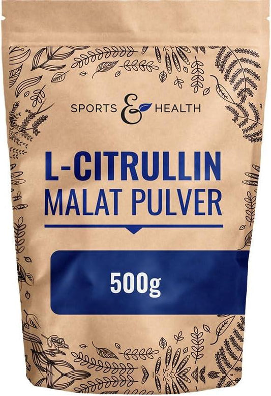 L-Citrullin-Malat Pulver als 500g Citrulin Pulver in einem Perfekten 2:1 Verhältnis mit extra Dosierlöffel - urmax