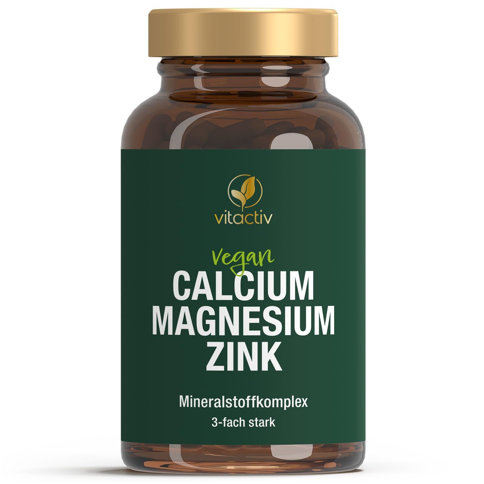 Calcium & Magnesium & Zinc – Highly Dosed Mineral Complex – 3 Essential Minerals in a (100 Tablets) - urmax