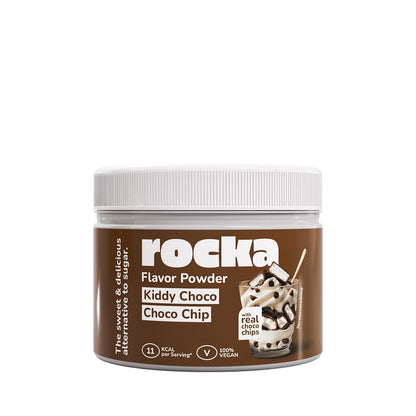 🍫 Rocka Nutrition Smacktastic – 250 г | Веганско вкусоподсилващо прахче с 11 kcal на порция | Вкус: Kiddy Schoko Choco Chip 💯 Невероятен вкус без компромиси | Подходящо за фитнес и диетично хранене | Без палмово масло, аспартам и лактоза - urmax