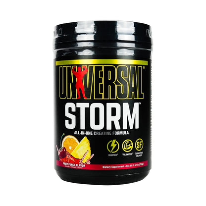 Universal Nutrition Storm Fruit Punch Powder | Creatine-Matrix Kreatin | Muskelaufbau - urmax