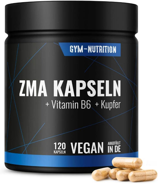 🔥 ZMA High Dose – 120 Веган Капсули | Цинк + Магнезий + Витамин B6 + Мед | Произведено в Германия 🏆 ПОДКРЕПЕТЕ МУСКУЛИТЕ И ИМУННАТА СИСТЕМА С ВИСОКОКАЧЕСТВЕНА ZMA ФОРМУЛА! - urmax