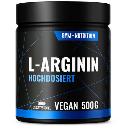 Premium L-Arginin HCL – 500 г | Чисто и високо дозирано L-Аргинин HCL | Без добавки, 100% веган | Оптимална разтворимост 💪 Подобрете кръвообращението, издръжливостта и мускулния растеж! - urmax