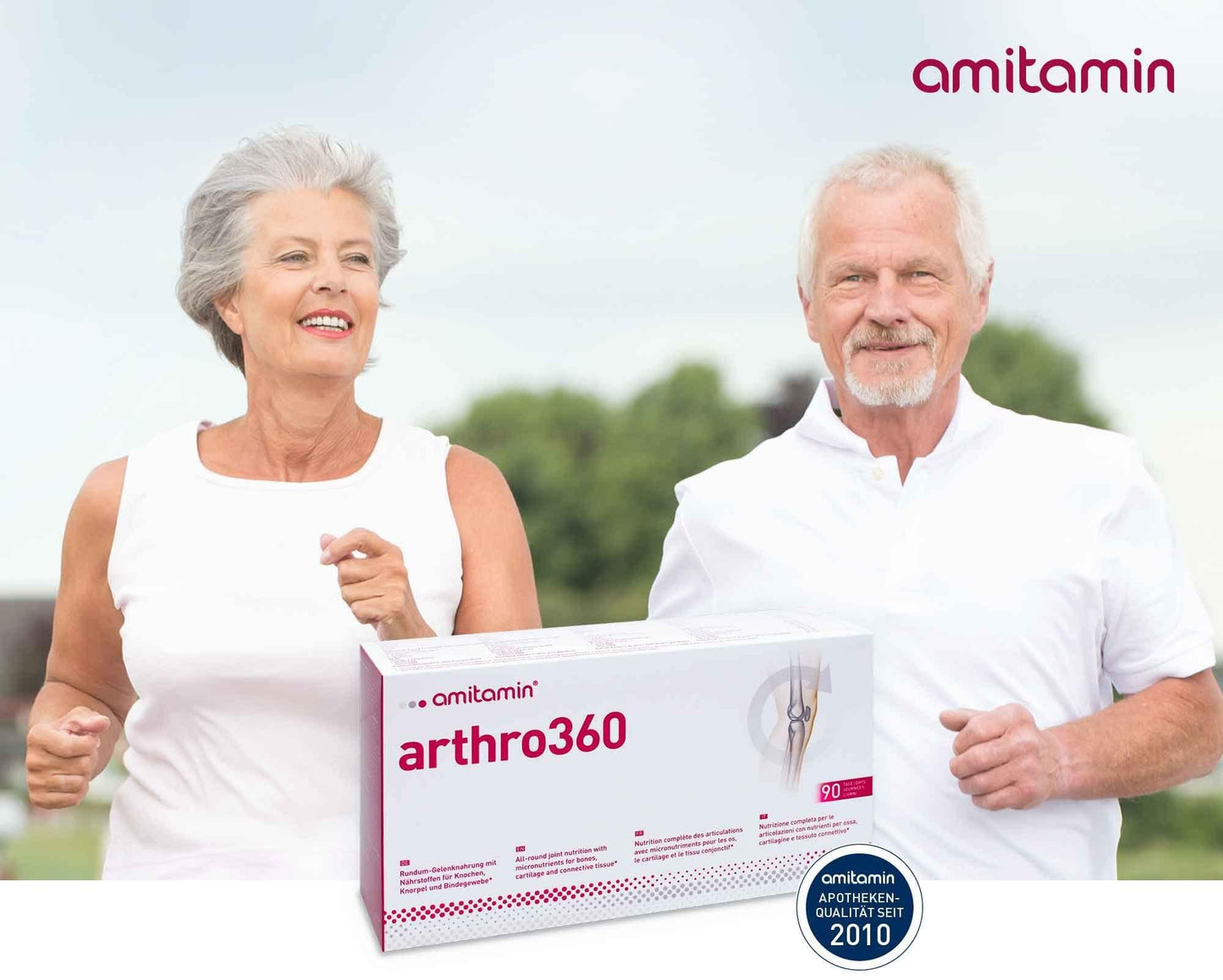 Amitamin Arthro360 – 120 Kapseln | Hochdosierte Formel für Gelenke und Knochen