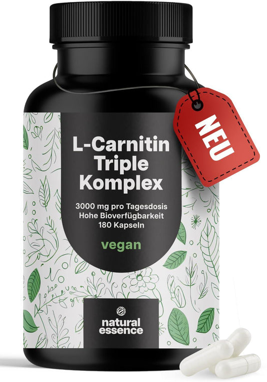 L-Carnitin Капсули 3196 mg – Високодозиран комплекс с L-Carnitin Tartrat и Acetyl-L-Carnitin, 180 капсули 🔥 Енергия, издръжливост и подкрепа за изгаряне на мазнини! - urmax