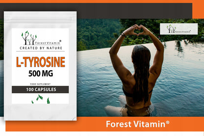 🧠 L-TYROSIN 500 mg – 100 Kapseln | Waldvitamin