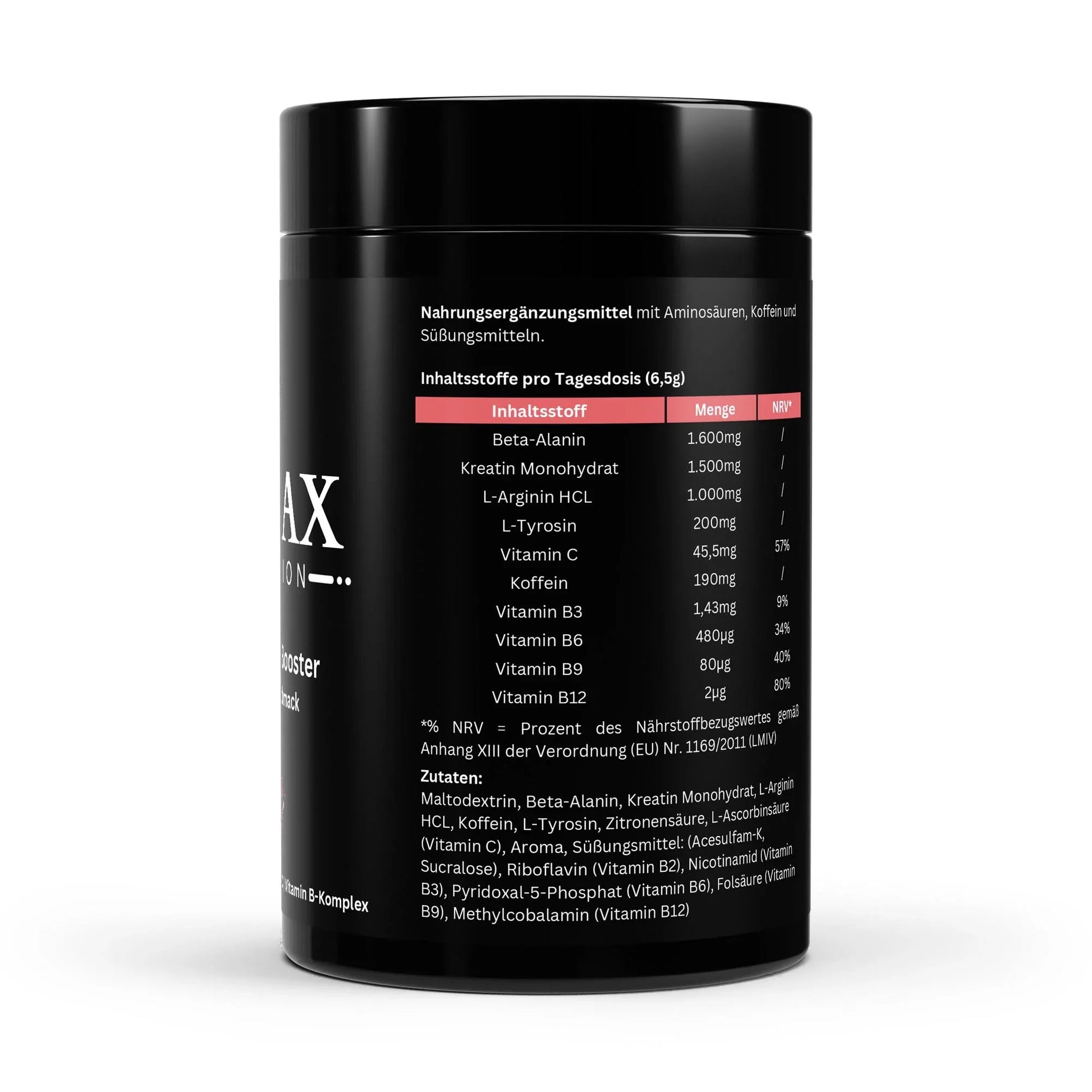 💥 Pre-Workout Booster – Малина – 520 g - urmax