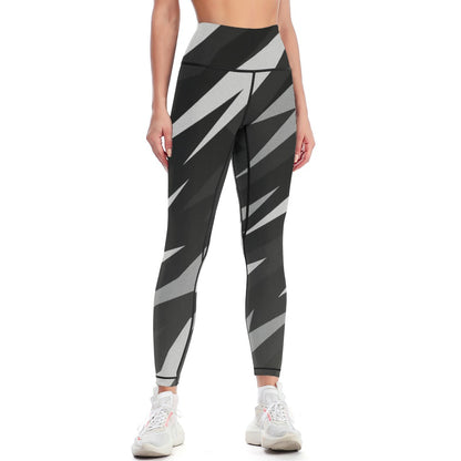 Shadow Motion Yoga Leggings – Silver Phantom