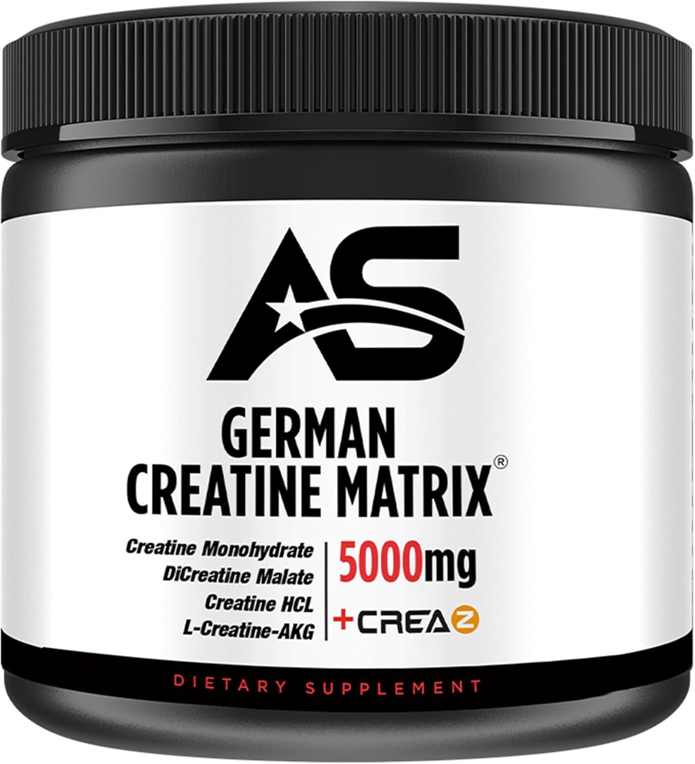 American Supps German Creatine Matrix 300g - Hochdosiertes Kreatin Pulver- ohne Geschmack - urmax
