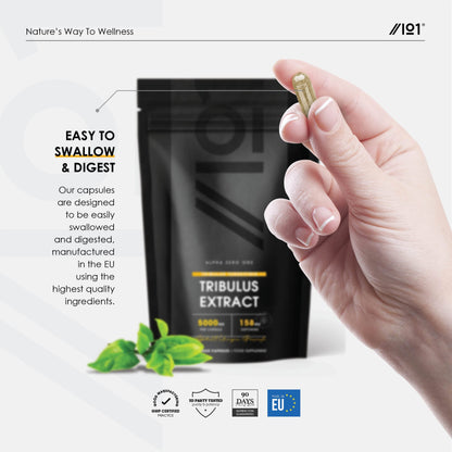 💥 Tribulus Terrestris 5000 mg – 120 веган капсули