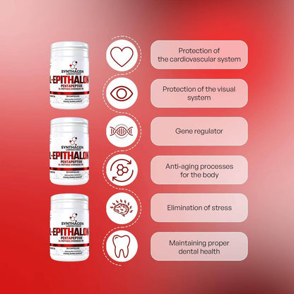 🌟 SYNTHAGEN LABORATORIES - NL-EPITHALON | 30 Капсули | ПЕНТАПЕПТИД ЗА АНТИ-ЕЙДЖ ЕФЕКТ, ДЪЛГОЛЕТИЕ И КАЧЕСТВЕН СЪН 🌟 - urmax