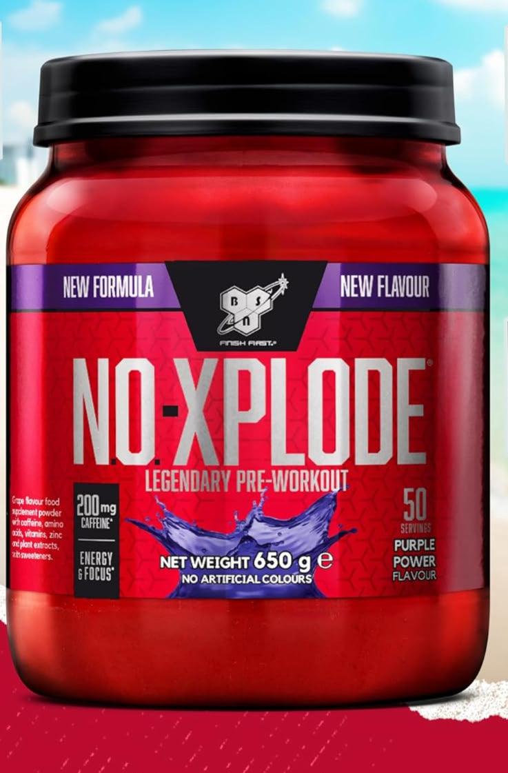 BSN N.O.-Xplode Pre-Workout – 650 g | 50 Порции | Експлозивна Енергия и Фокус 🚀 🔹 С кофеин, аминокиселини, витамин C и цинк за оптимална производителност! - urmax