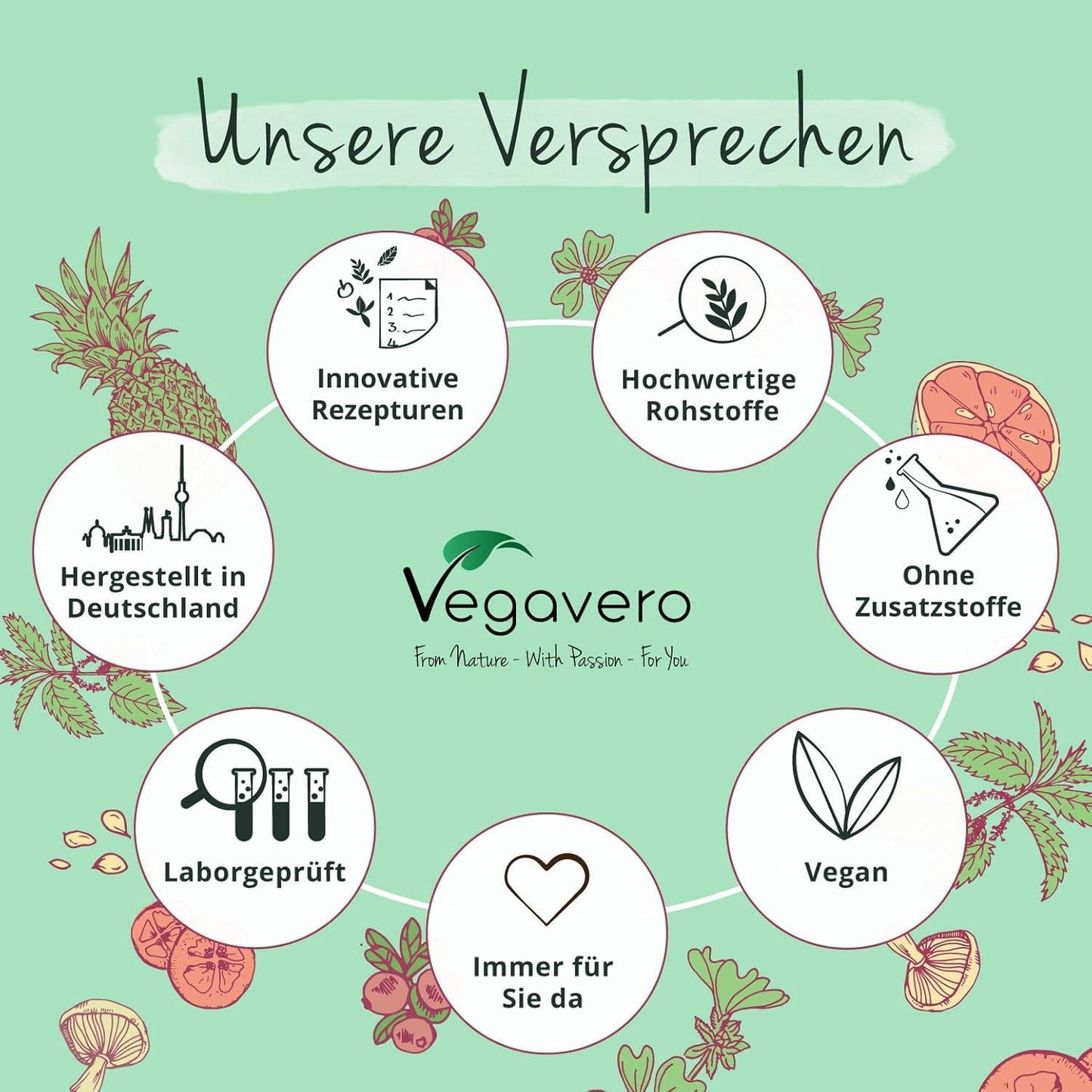 Multivitamin Women Vegavero® | VEGAN | Vitamine & Mineralien für die Frau | Premium Markenrohstoffe | Mit Gotu Kola & Löwenzahn | A-Z Vitamins | Ohne Zusätze | 120 Kapseln - urmax