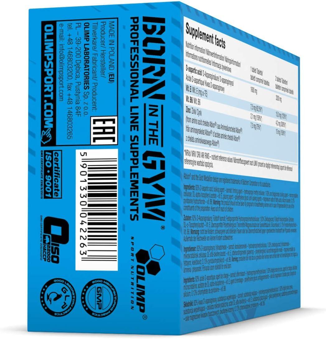 DAA XTREME 60 Tabletten | Testosteron-Booster | Testosteron-Booster für Männer | Anabole Pillen für Muskelwachstum - urmax