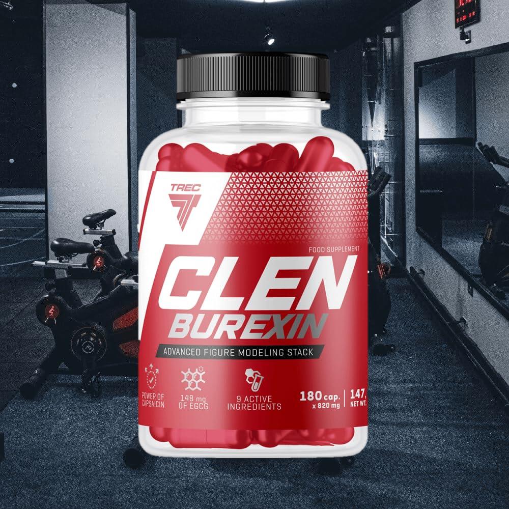 Trec Nutrition CLENBUREXIN , Fettverbrenner, 1er Pack (1 x 180 Tabletten) - urmax