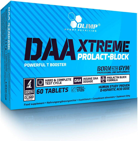 DAA XTREME 60 Tabletten | Testosteron-Booster | Testosteron-Booster für Männer | Anabole Pillen für Muskelwachstum - urmax