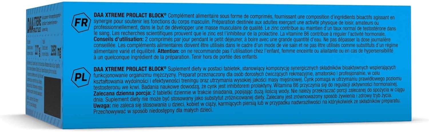 DAA XTREME 60 Tabletten | Testosteron-Booster | Testosteron-Booster für Männer | Anabole Pillen für Muskelwachstum - urmax