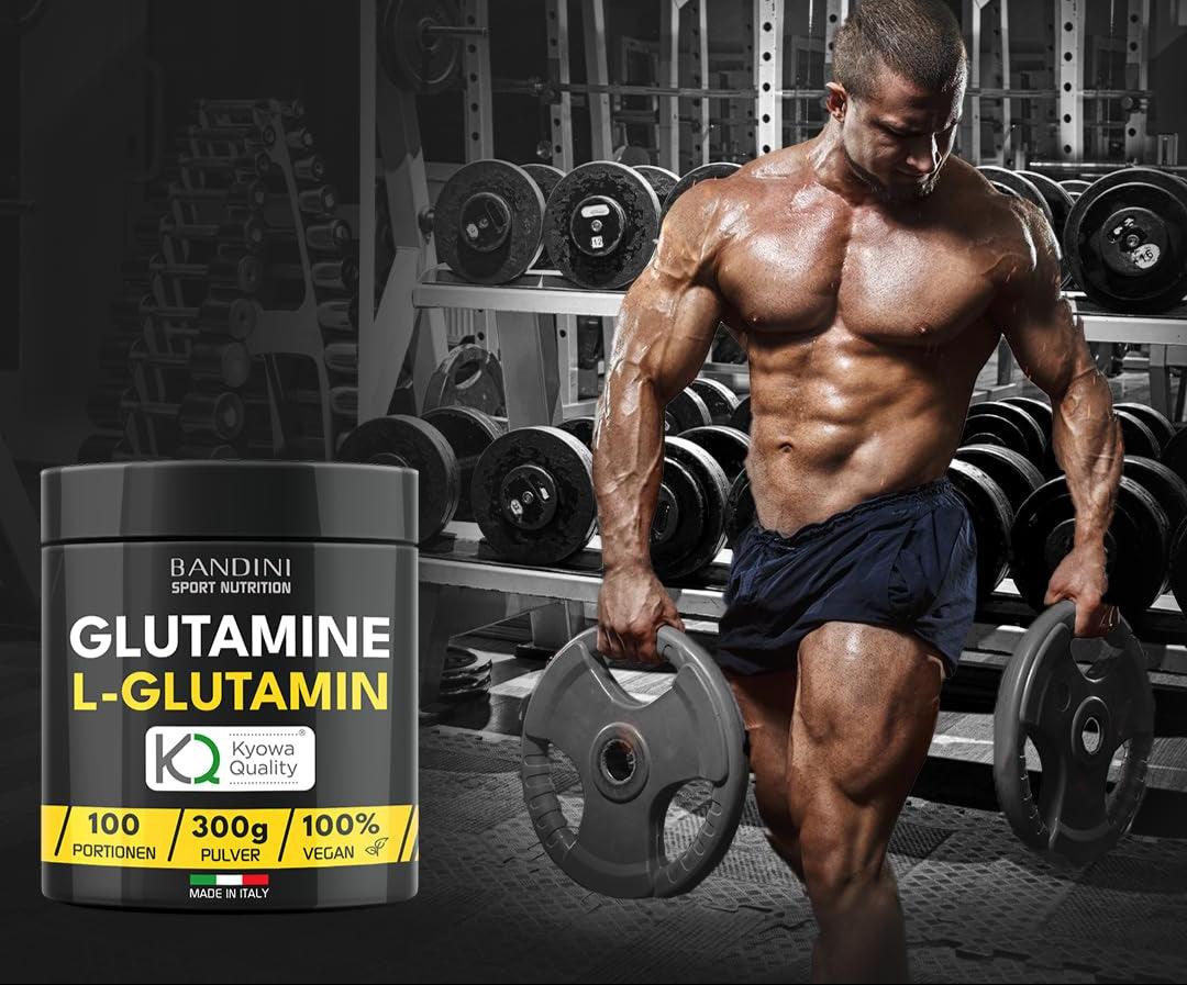 💥 Bandini® L-Glutamine Powder – 300 г | 100% Kyowa® Quality | Веган & Ултра Чист 💥 🏋️‍♂️ Подпомагайте възстановяването и мускулната си сила с най-висококачествения L-Глутамин! - urmax