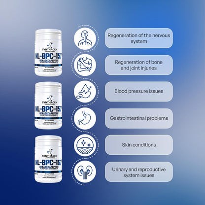 💥 SYNTHAGEN LABORATORIES - NL-BPC-157 | 30 Капсули | Хексадекапептид за Мускули и Възстановяване | Пептиди за Фитнес и Лечение на Травми 💥 - urmax