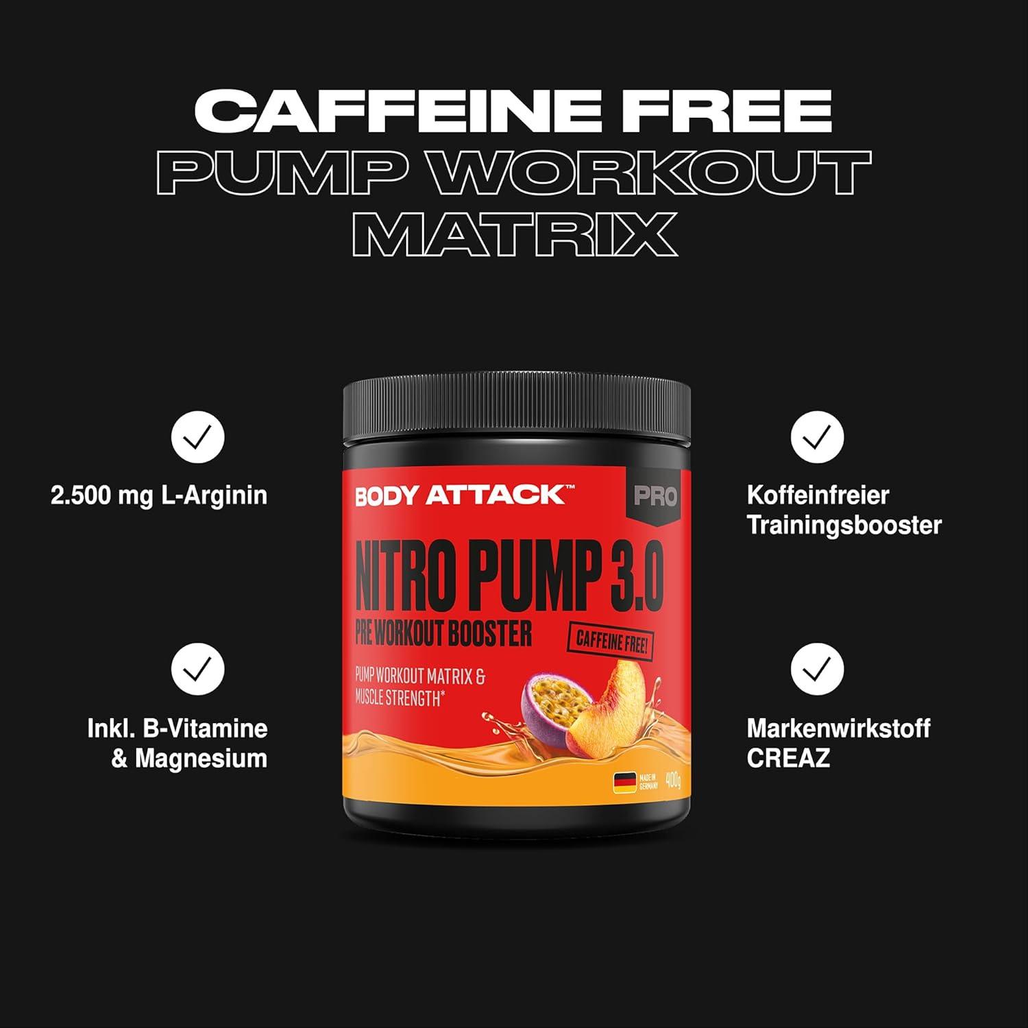 Body Attack Nitro Pump 3.0, 400 g, , 400g, , - urmax