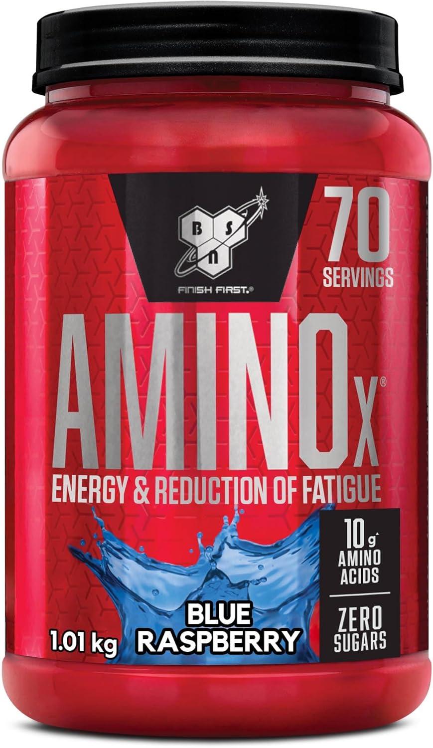 💪 BSN Nutrition Amino X – Аминокиселинен Комплекс с BCAA, Витамини D и B6 | 1 кг (70 Дози) | Вкус: Blue Raspberry ✅ Перфектната подкрепа за мускулен растеж и възстановяване! - urmax