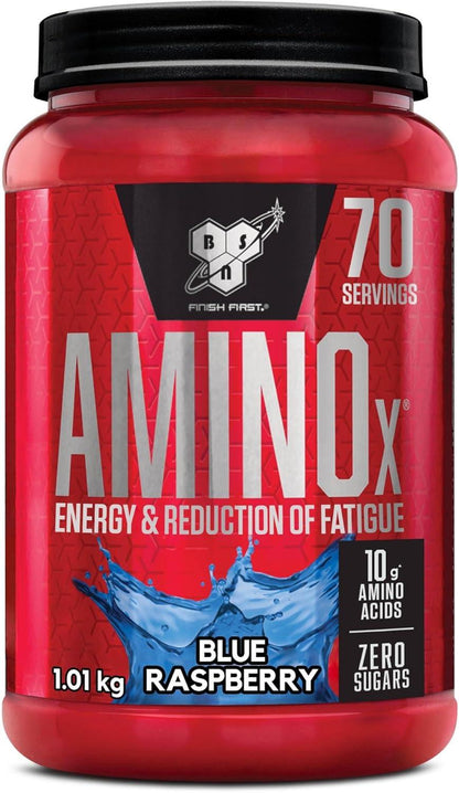 💪 BSN Nutrition Amino X – Аминокиселинен Комплекс с BCAA, Витамини D и B6 | 1 кг (70 Дози) | Вкус: Blue Raspberry ✅ Перфектната подкрепа за мускулен растеж и възстановяване! - urmax
