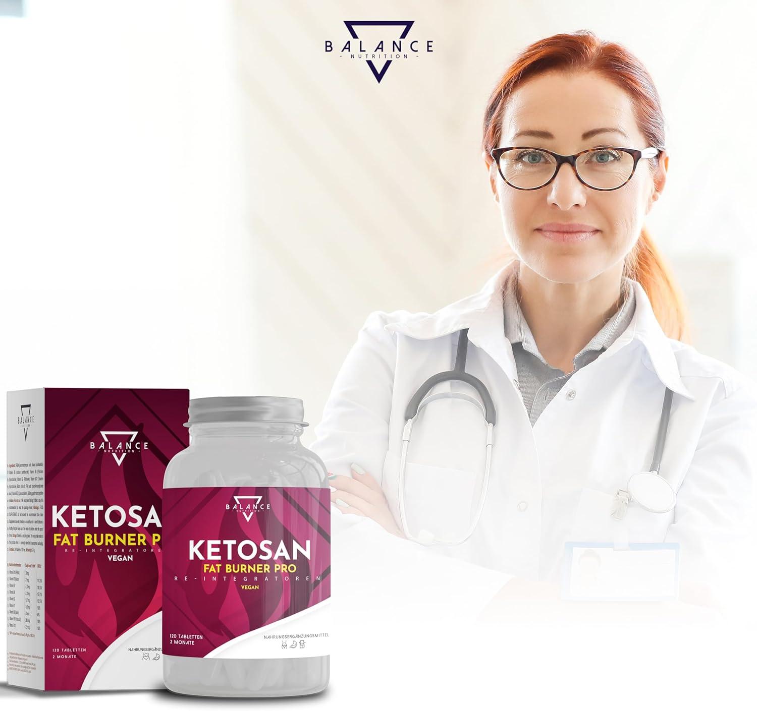 Ketosan® (DETOX-Diät inklusive Entwässerung) - Schnelle und effektive Schlankheitspillen | Abnehmen Schnell Fettverbrenner | Fat Burner | Grüner Tee, Orthosiphon, Garcinia Cambogia, Piperina - urmax