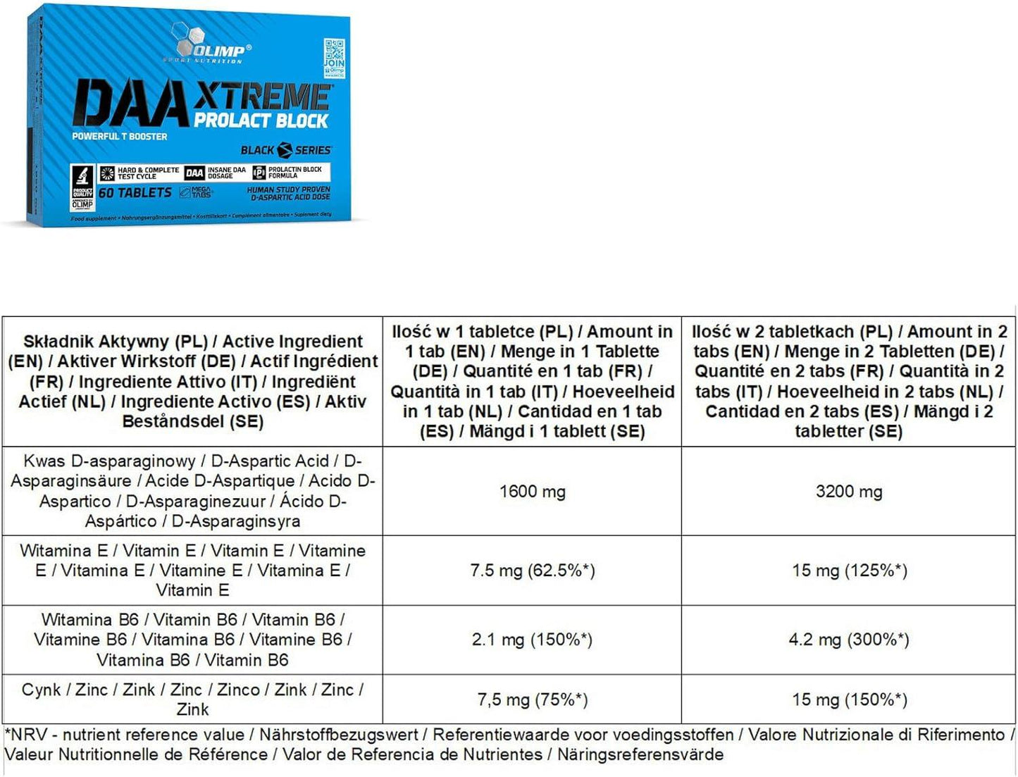 DAA XTREME 60 Tabletten | Testosteron-Booster | Testosteron-Booster für Männer | Anabole Pillen für Muskelwachstum - urmax