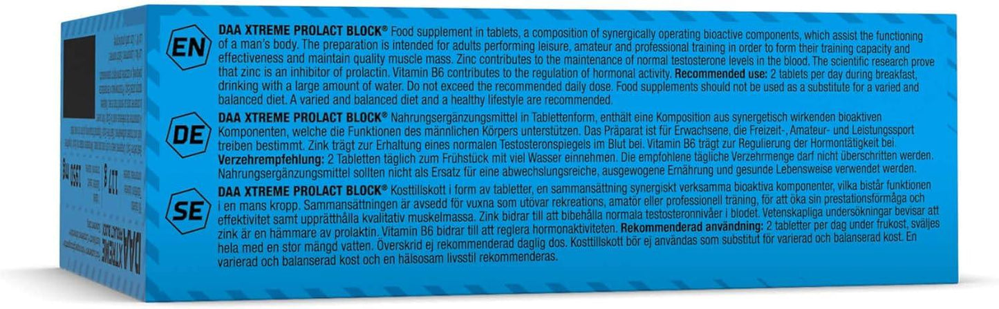 DAA XTREME 60 Tabletten | Testosteron-Booster | Testosteron-Booster für Männer | Anabole Pillen für Muskelwachstum - urmax