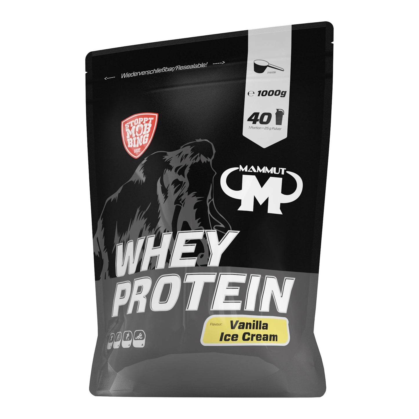 🥛 Mammut Nutrition Whey Protein – 1 кг | 27 г Протеин на Доза | Висококачествен Суроватъчен Протеин с BCAA | Идеален за Мускулен Растеж и Възстановяване 🏆 Перфектен за атлети, бодибилдъри и всеки, който иска да увеличи своята мускулна маса! - urmax