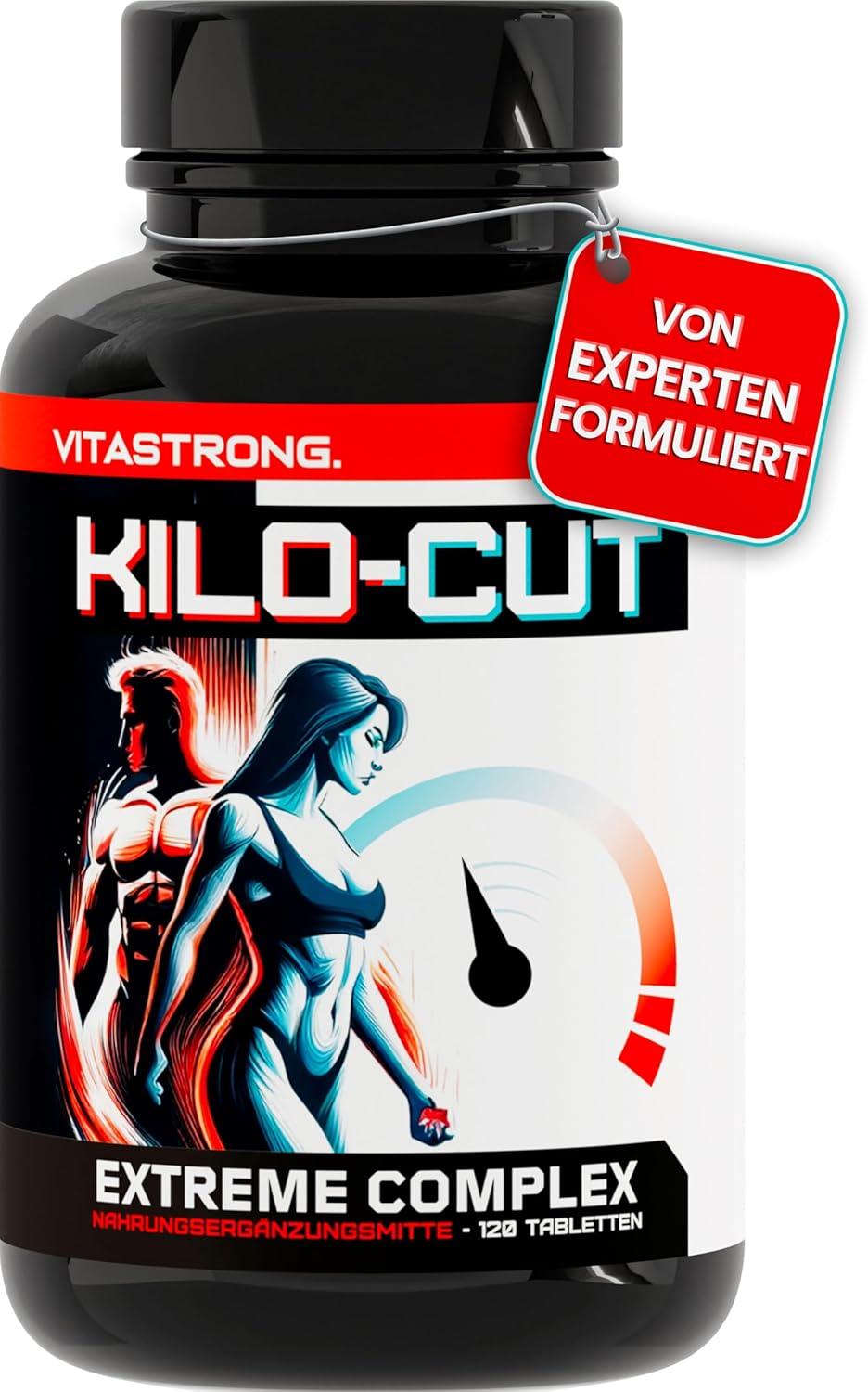 Kilo-Cut für Ästhetische Ergebnisse, Lösung der Neuen Generation - Synergie von Garcinia, Matcha, L-Carnitin, Cholin, Glucomannan - 120 Tabletten - Fühlen Sie sich Leichter und Energischer - urmax