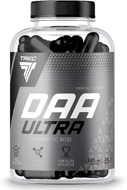 DAA 120 Capsules D-Aspartic Acid Testosterone Booster Hormone Support Anabolic Steroids Libido Enhancer Muscle Mass Growth - urmax